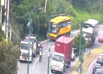 Nuevo siniestro de tránsito en la avenida Simón Bolívar deja una persona herida