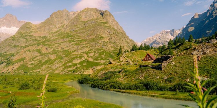 Frente al Mont Blanc