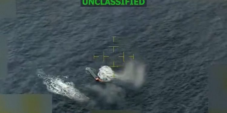 Estados Unidos ataca otro presunto barco de narcotráfico en el Pacífico oriental y mata a una persona