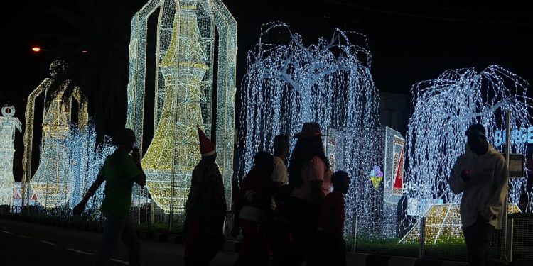 Video. Nigeria: las luces navideñas atraen a los residentes de Lagos