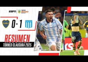 Racing venció 1-0 a Boca Juniors y se clasificó a la final del Clausura de la Liga Argentina | RESUMEN Y GOL