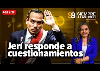 Presidente José Jerí EN VIVO Milagros Leiva entrevista al mandatario en “Siempre a las 8″