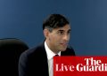 Investigación de Covid en vivo: Rishi Sunak dice que se recomendó al gobierno que no actuara «demasiado pronto» en las decisiones de Covid | consulta de covid