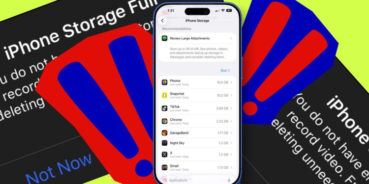 Ocho formas de obtener más almacenamiento en el iPhone hoy, y la mayoría son gratuitas