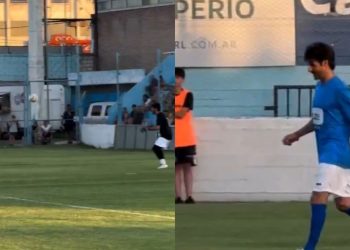 Video: el golazo de Pablo Aimar en un partido a beneficio en Estudiantes de Río Cuarto :: Olé