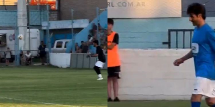 Video: el golazo de Pablo Aimar en un partido a beneficio en Estudiantes de Río Cuarto :: Olé