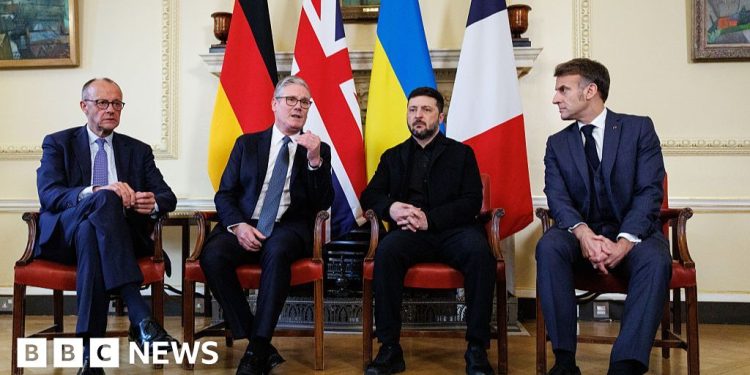 Los aliados europeos de Ucrania presionan para obtener más garantías de seguridad