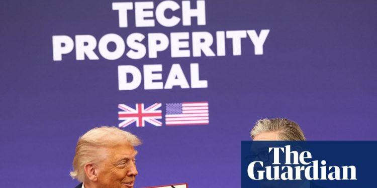 Estados Unidos congela el 'acuerdo de prosperidad' tecnológico de £ 31 mil millones con Gran Bretaña | Política comercial