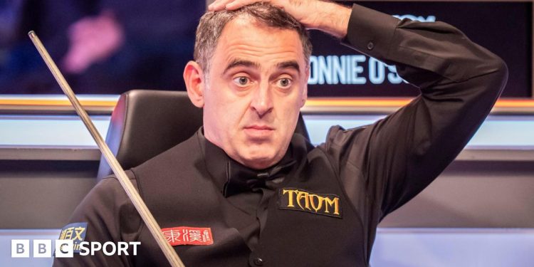 Ronnie O'Sullivan pierde ante Zhou Yuelong en la primera ronda del Campeonato del Reino Unido