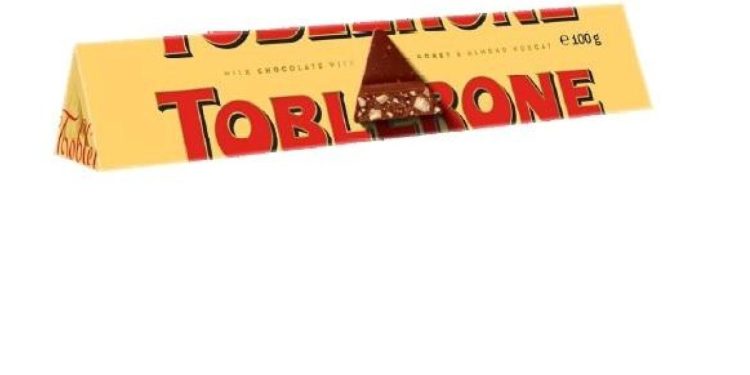 Consumo advierte de leche, almendra, soja y huevo no declarados en su etiquetado en español de chocolate con leche con turrón de miel de Toblerone