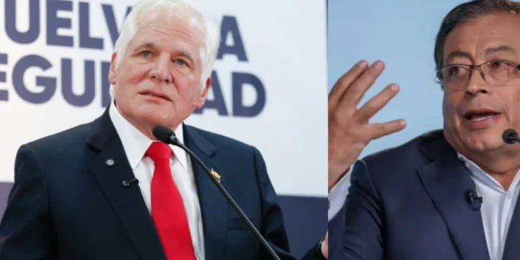 El presidente Gustavo Petro respondió a Miguel Uribe Londoño tras declaraciones que hizo sobre su postura del cierre al espacio aéreo de Venezuela