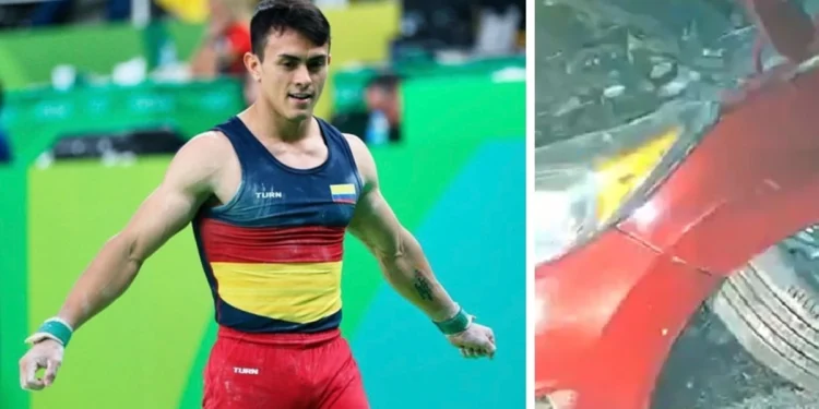 El gimnasta Jossimar Calvo y su esposa resultaron heridos en un atentado contra torres de energía en Cúcuta.