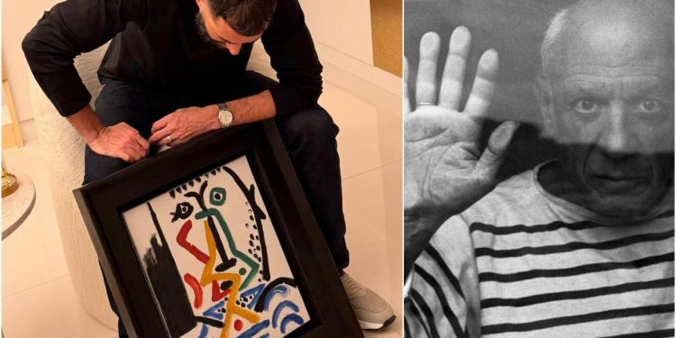 Benzema regala un Picasso