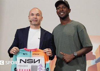 El ganador de la Copa del Mundo, Andrés Iniesta, entusiasmado con el nuevo equipo ciclista NSN