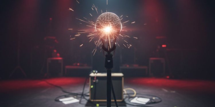 Cantante de rock se electrocuta durante un concierto: vea el momento dramático