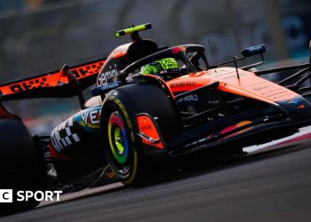 Gran Premio de Abu Dabi: Lando Norris, el más rápido frente a Max Verstappen en los entrenamientos del viernes en la jornada decisiva del título