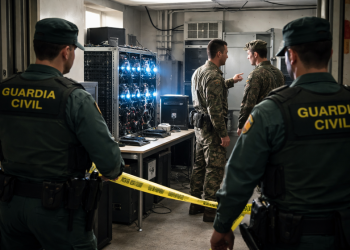 Sancionado un capitán del Ejército que permitió instalar un ordenador en una base militar de Zaragoza para minar criptomonedas