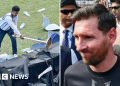 Ira por la gira de Lionel Messi 'GOAT' por India mientras los fanáticos arrojan sillas y botellas en el evento del estadio