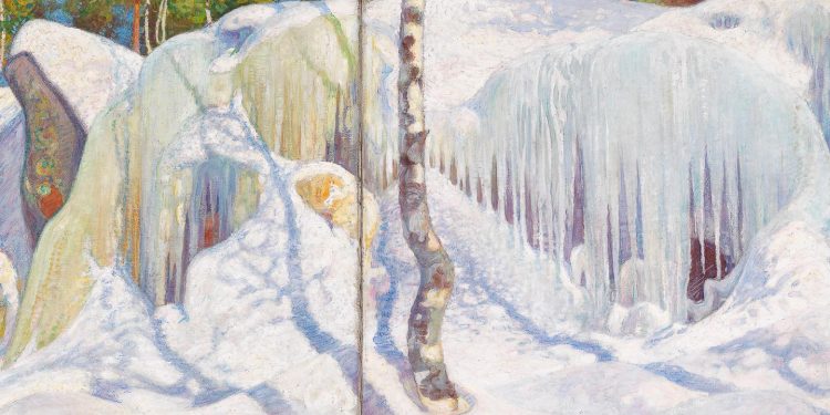 Pekka Halonen au Petit Palais, cinco matices de blanco