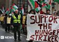 Los huelguistas de hambre de Palestina Action piden una reunión urgente con los ministros