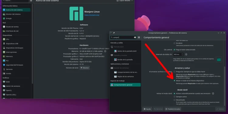 Esto es lo primero que hice al actualizar a Plasma 6.4 en mi equipo