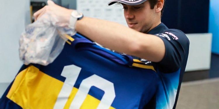 Colapinto y su promesa bostera para la Fórmula 1: «Cuando haga mi primer podio…» :: Olé