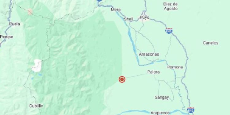 Temblor en Pastaza en la tarde de este domingo 14 de diciembre