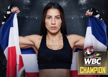 Orgullo de Costa Rica: Yokasta Valle gana su primera defensa del título mundial de boxeo