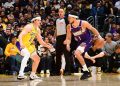 Devin Booker abandona el partido Suns-Lakers por lesión en la ingle derecha
