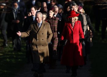 La familia real se reúne en Sandringham el día de Navidad, sin el deshonrado Andrew