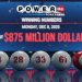 Números ganadores del Powerball anoche, 08/11/25 — resultados oficiales del sorteo jackpot de la lotería con premio mayor de $875 millones | REVISTA