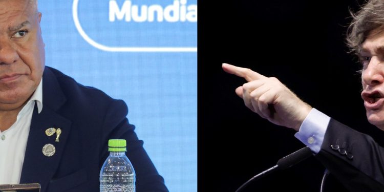 El fuerte ataque de Milei a Tapia con elogio a Verón :: Olé