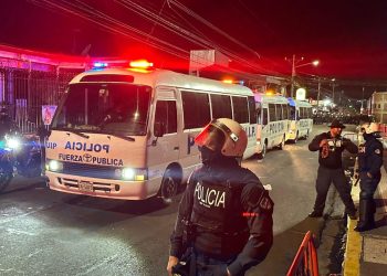 Vea la insólita forma en que Saprissa debió salir por seguridad del estadio Alejandro Morera Soto