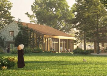 MVRDV presenta planes para el monasterio budista Plum Village en Francia