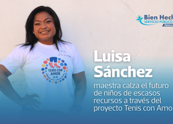 Tenis con Amor, la iniciativa de Luisa Sánchez que entregó cientos de zapatos a estudiantes de escasos recursos