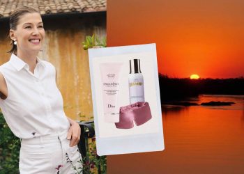 Rosamund Pike se preocupa mucho por sus elementos esenciales de viaje imprescindibles