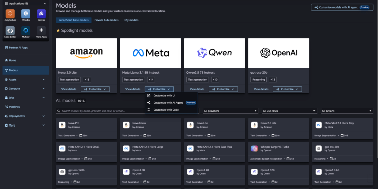 AWS duplica su apuesta por los LLM personalizados con funciones destinadas a simplificar la creación de modelos