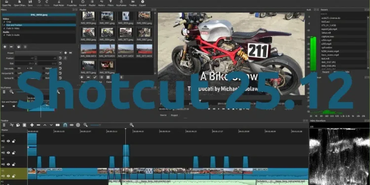 Shotcut 25.12 da un salto en calidad con flujo de color lineal y 10 bits