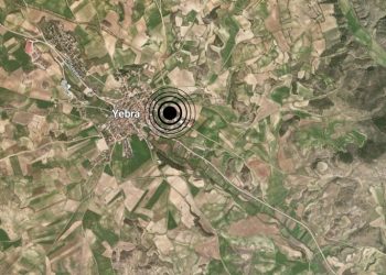 El Instituto Geográfico Nacional registra un terremoto de magnitud 3,1 con epicentro en Yebra (Guadalajara)