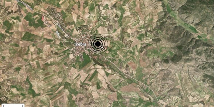 El Instituto Geográfico Nacional registra un terremoto de magnitud 3,1 con epicentro en Yebra (Guadalajara)
