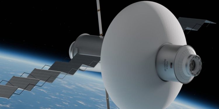 La estación espacial propuesta podría implementarse en un solo lanzamiento