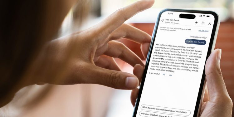 La nueva función Preguntar este libro de Kindle permite a los lectores obtener respuestas sin salir de la página