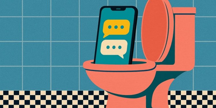 ¿Usas el móvil en el baño? Tu cuerpo y tu salud podrían estar pagando el precio.