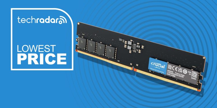Obtenga 16 GB de RAM Crucial DDR5 5600 MHz por solo £ 66, pero sea rápido, no estará disponible por mucho tiempo