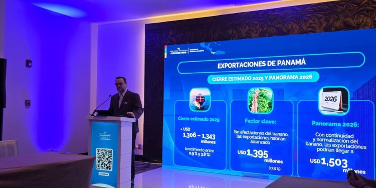 Las exportaciones panameñas cerrarán 2025 en $1,343 millones y esperan superar los $1,500 millones en ventas en 2026