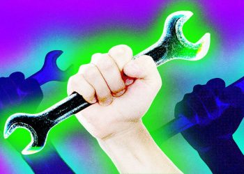 Se quitan los guantes en la lucha por su derecho a reparar