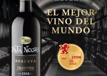 Pata Negra Valdepeñas Reserva 2018: Mejor Vino del Mundo en Lyon