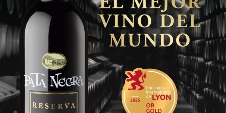 Pata Negra Valdepeñas Reserva 2018: Mejor Vino del Mundo en Lyon