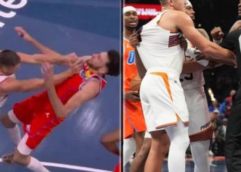 Un matón «petulante» anda suelto en la NBA y provoca una reyerta en la pista: «Lo ha hecho siempre»