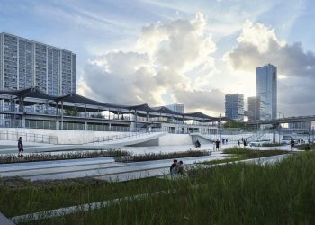 Un campo escénico renacido sobre las olas / TJAD Original Design Studio